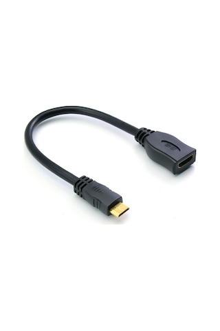 Mini Hdmi To Hdmi Kablo Çevirici Tablet Slr Kamera Projeksiyon