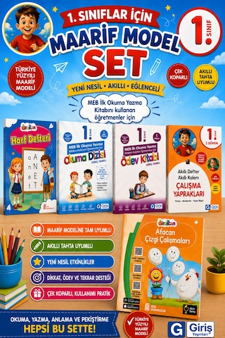 1. Sınıf Eğitim Seti 1.dönem Ve 2.dönem Konularını İçerir