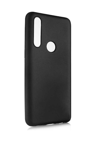 Noktaks - Oppo Uyumlu Oppo A31 - Kılıf Mat Renkli Esnek Premier Silikon Kapak - Siyah