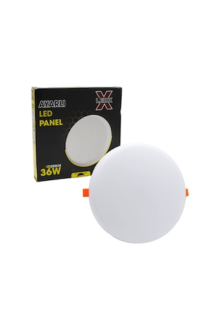 Ledx Al-ay24 36 Watt 4200 Lümen Genişlik Ayarlı Hareketli Raylı Yuvarlak Sıva Altı Led Panel Beyaz