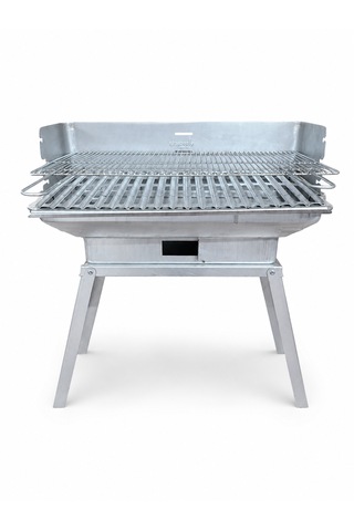 Piknik Mangalı Siperli, Yüksek Ayaklı, Katlanır - 1035-s Gri