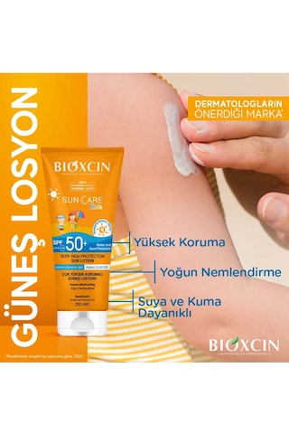 Bioxcin Sun Care Çok Çok Yüksek Korumalı Çocuk Güneş Losyonu 50 Spf - % 100 Botanik Aktif 200 ml