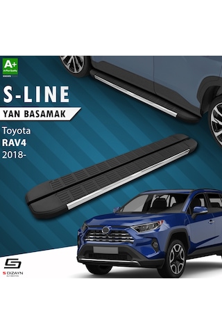 S-dizayn Toyota Rav 4 5 S-line Krom Yan Basamak 173 Cm 2018 Üzeri