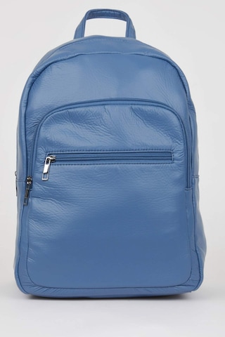 Defacto Unisex Suni Deri Okul Sırt Çantası C5606AXNSNV142 Lacivert