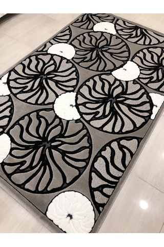 Kaşmir Halı Jade 146X233 Z 002-02 Gri Beyaz 4 M2 Halı !