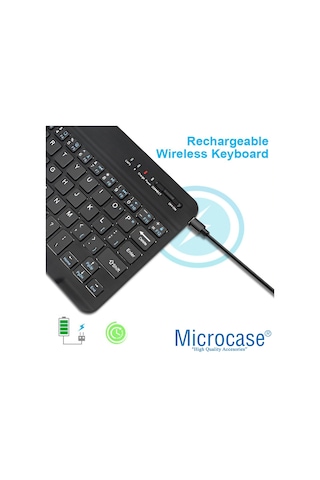 Tablet Ve Telefonlar Için Şarjlı Türkçe Bluetooth Klavye - Al2723