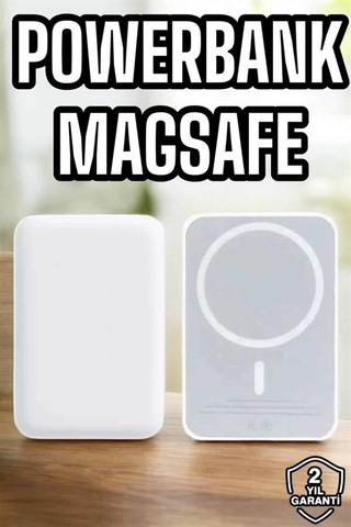 Magsafe Kablosuz Batarya Manyetik Tasarım Hızlı Şarj Çok Renkli