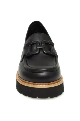 Mammamia D24ya-3165 Tokalı Hafif Loafer Deri Kadın Ayakkabı Gri