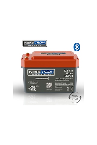 Wekstrom Germany Lityum Demir Fosfat Akü 12,8 V 315 Ah Lifepo4
