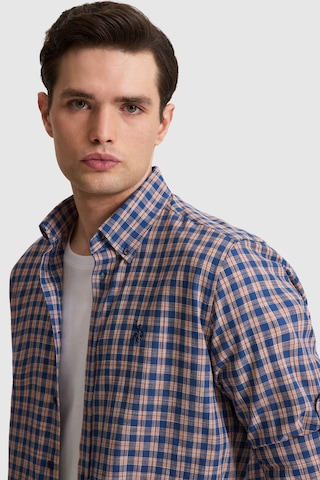 U.s. Polo Assn. Erkek Lacivert Gömlek Desenli 50324654-vr033