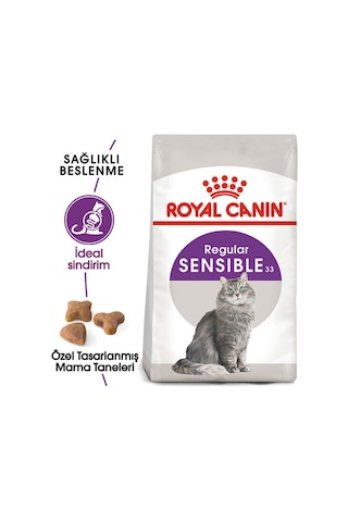 Royal Canin Sensible 33 Hassas Sindirimi Destekleyici Yetişkin Kedi Maması 10kg