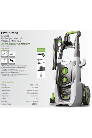 Lutian LT701G-2500A 195 Bar Yıkama Makinesi