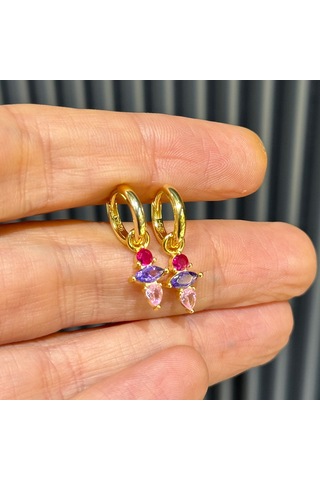 Masaliko Cio Gümüş Küpe Ms3193, 925 Ayar Gümüş Altın