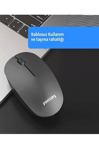 Spk7315 M315 Siyah Wireless Sessiz Click Kablosuz Mouse 1200dpi Diğer