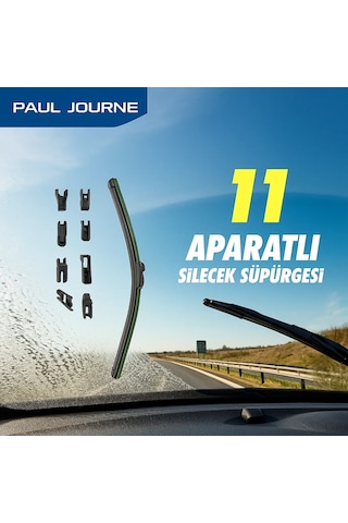 Tesla Model Y 2021-2024 2'li Ön Cam Sileceği Sağ Sol Silecek Takımı Aparatlı Silecek