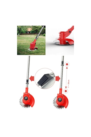 Staxx RDX2100 Çift Akülü Teleskopik Kol Şarjlı Ot Biçme Tırpanı