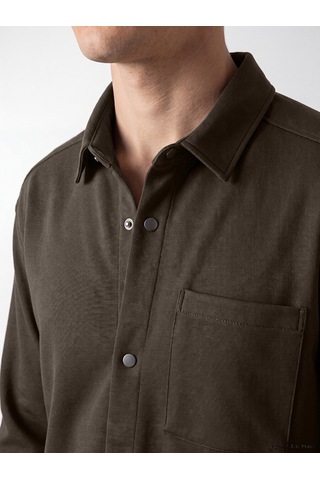 Lcw Vision Haki Regular Fit Erkek Gömlek Ceket