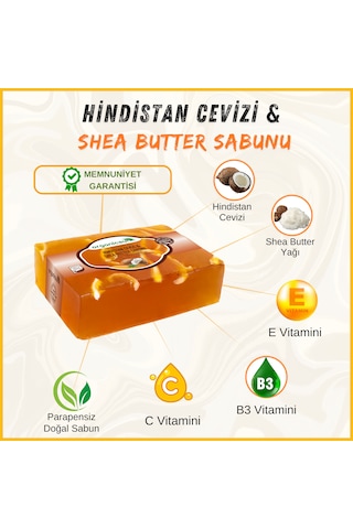 Organicsun Doğal Hindistan Cevizi & Shea Butter Sabunu 140 Gr X 3 Adet Tüm Cilt Tipleri İçin Besleyici Ve Onarıcı Etkili