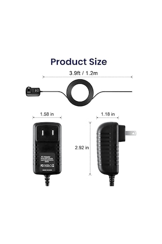 Samhave İçin Ac Dc Adaptörü Q7 Wifi Android Dokunmatik Ekran Pc Güç Kablosu Şarj Cihazı Psu