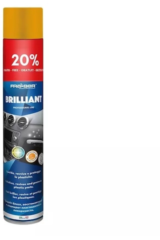 Fra-ber Brilliant Antistatik Konsol Ve İç Plastik Temizleyici Parlatıcı Vanilya Kokulu - 750 Ml