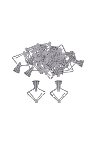 Trendooze Homyl 100x Alçıpan Tapa Donanım Ankrajı Gri Lamba İçin Aksesuar