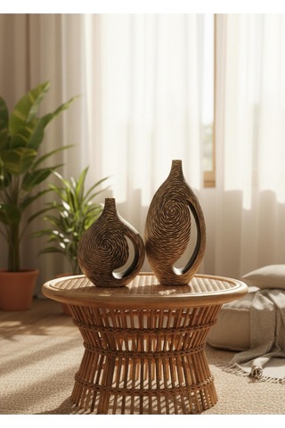 Çizgili Büyük Polyester Çok Renkli