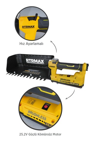 Rtrmax RTM9653 Şarjlı Çay Toplama Makinesi