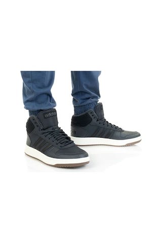 Adidas Hoops 2.0 Mid M Erkek Spor Ayakkabı Gz7959 Siyah E-399 001