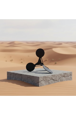 Taklacı Çelik Hedef 50cm Siyah