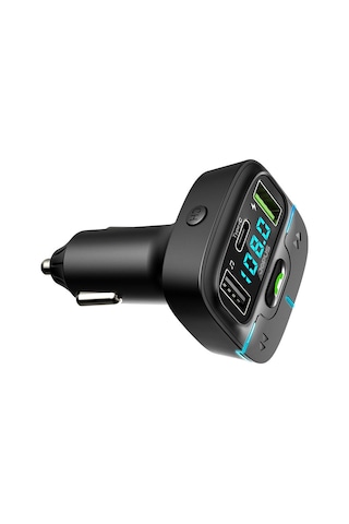 Jopus F9 Araç Fm Transmitter 5.3 Bluetooth Araç Kiti Usb Type-c Hızlı Şarj Çıkışlı Çakmaklık Girişli