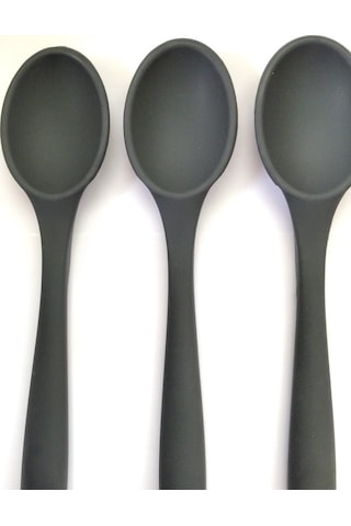 Trendooze Pink Rose Silikon Kaşık Antrasit 3'lü Ml