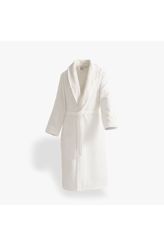 Fiorina Maison Serisi Erkek Bornoz Krem, Oeko Tex Standard 100 Sertifikalı %100 Ege Pamuğu, Dokuma 420 Gsm