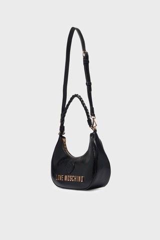 Love Moschino Logolu Çıkarılabilir Askılı Çanta Bayan Çanta Jc4135pp1pl1100a Siyah