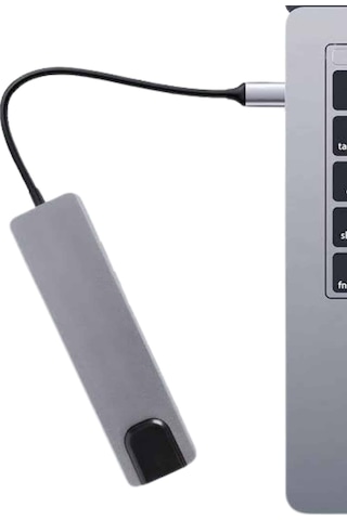 Usb - 192 - Type-c Hub Dönüştürücü Çevirici Çoklayıcı Apple Macbook Uyumlu Çevirici - Ece-umay - 8 Portlu