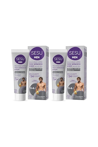 Sesu Tüy Dökücü Krem For Men 100ml 2 Li Set