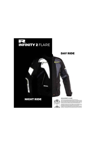 Richa Infinity 2 Flare Motosiklet Montu Gri - Sarı - Siyah