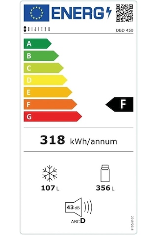 Dijitsu DBD300 294 L Kombi Tipi Buzdolabı