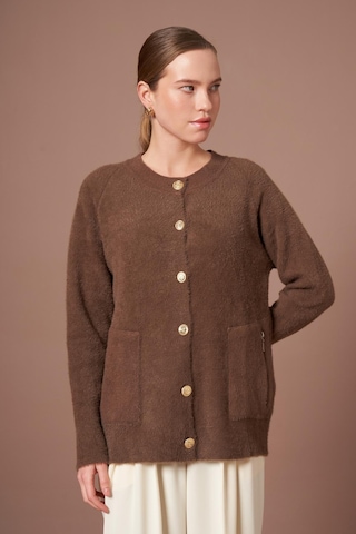 Ftz Women Kadın Angora Hırka Kahve 25259 Kahve