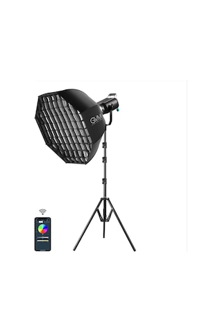Gvm Sd200r Rgb Led Video Işığı Softbox Set