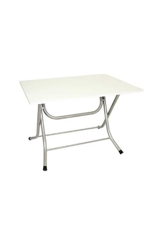 60 110 Beyaz Katlanır Masa Yemek Ve Çalışma Masası Diğer