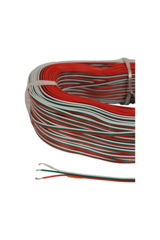 3 Pin Jst Elektrik Kablosu 3'lü Şerit Led Kablo 3x0,22mm Kalaylı %100 Bakır Kordon Kablo 100m