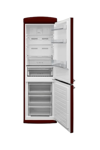 Vestel RETRO NFK37211 BORDO 330 LT No-Frost Kombi Tipi Buzdolabı