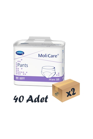 Hartmann Molicare Pants 8 Damla Emici Külot M 20'Li 2 Paket 40 Adet