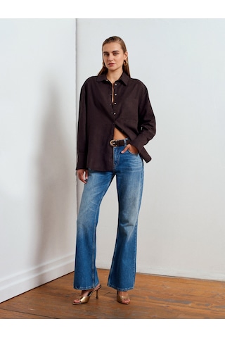 Dilvin 72060 Düşük Bel Denim Pantolon-tint Tint