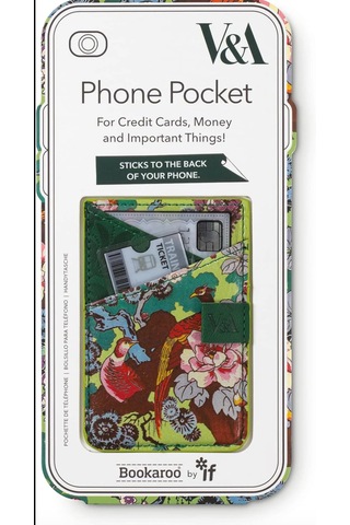 If V&a Bookaroo Yapışkanlı Telefon Arkası Kartlık Ve Cüzdan - Botanik Kuş