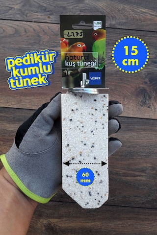 Venty 15 cm Kumlu Pedikür Papağan Tüneği - Sultan, Monk, Muhabbet, Sevda, Forpus, Lori, Cennet - L275