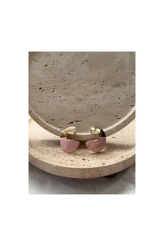 Luna Mineli Gold Küpe Pembe - 907190808 Pembe - 907190808 Pembe