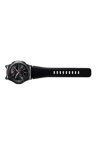 Samsung Uyumlu Gear S3 Frontier & Classic Tek Kanat Kordon Silikon Kayış