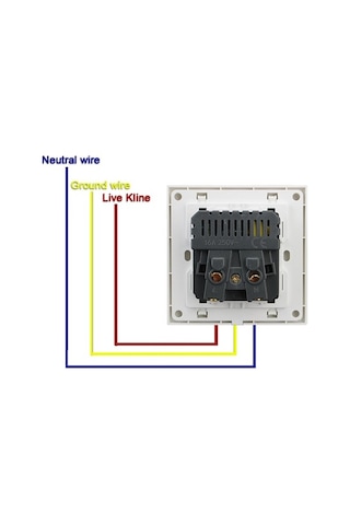 Pazly Usb Tip-c Standardı Şarj Priz Portu Pc Paneli İle Güç Elektrik Duvar Çıkışları Beyaz Almanya Adaptörü Ab 16a Tu