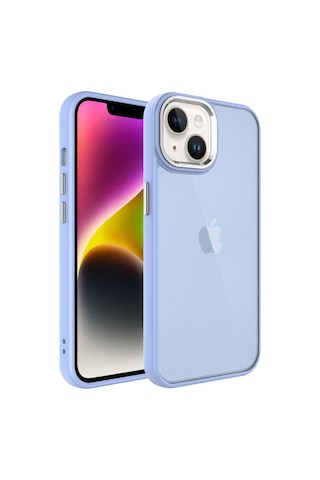 Apple Uyumlu iPhone 14 Plus Kilif Buzlu Sert Pc Trasnparan Kapak 566461719